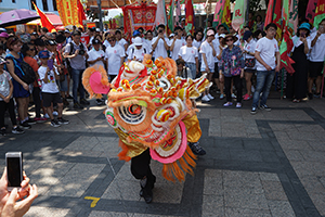 Lion dance, Cheung Chau Bun Festival, 12 May 2019
