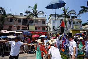 Parade during the Bun Festival, Cheung Chau, 12 May 2019