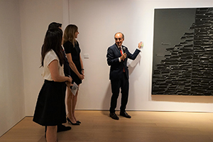 Opening of the 'Pierre Soulages: Beyond Black' exhibition, Alisan Fine Arts, Lyndhurst Terrace, Central, 20 May 2019