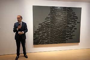 Opening of the 'Pierre Soulages: Beyond Black' exhibition, Alisan Fine Arts, Lyndhurst Terrace, Central, 20 May 2019