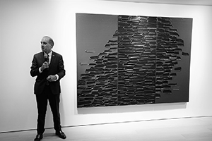 Opening of the 'Pierre Soulages: Beyond Black' exhibition, Alisan Fine Arts, Lyndhurst Terrace, Central, 20 May 2019