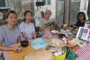Dining at Lai Chi Wo, 26 May 2019