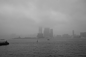 West Kowloon in low cloud, 5 May 2019
