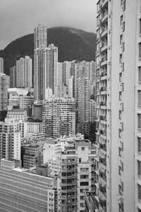 View towards Mid-levels from Sheung Wan, 8 May 2019