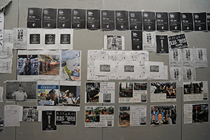 Anti-extradition bill posters on a democracy wall, City University, Kowloon Tong, 18 June 2019