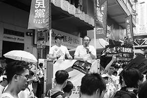 Politician Alan Leong in the march protesting against the proposed Extradition Bill, Wanchai, 9 June 2019