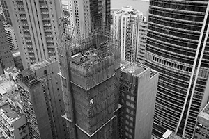 New construction, Ko Shing Street, Sheung Wan, 10 June 2019