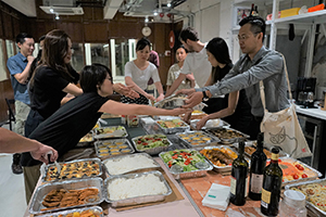 Dinner at Hart Haus, Smithfield, Kennedy Town, Hong Kong Island, 14 June 2019