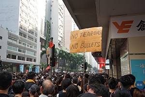 A march from Causeway Bay to Admiralty against the extradition bill, Wanchai, 16 June 2019