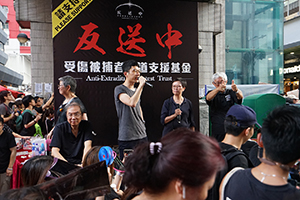 A march from Causeway Bay to Admiralty against the extradition bill, Wanchai, 16 June 2019