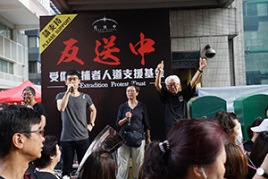 A march from Causeway Bay to Admiralty against the extradition bill, Wanchai, 16 June 2019