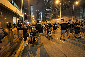 A march from Causeway Bay to Admiralty against the extradition bill, Queensway, Admiralty, 16 June 2019