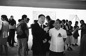 Graduation show of the first graduates from the Fine Arts B.A. of the Hong Kong Art School, Hong Kong Arts Centre, Wanchai, 7 September 2001