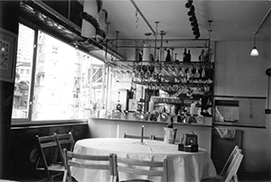 Interior of the Yellow Door restaurant, Central, 23 December 2001