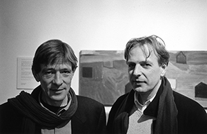 Christan and Gerard Henry at the John Batten Gallery, Peel Street, 29 January 2002