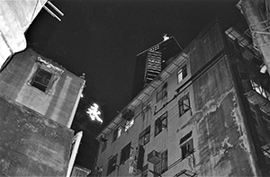 An alley, near the junction of Wellington Street and Aberdeen Street, Central, 29 January 2002