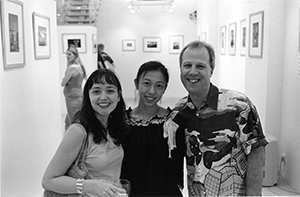 Opening party of the Agnes B Librairie Galerie, Elgin Street, Central, 7 May 2002