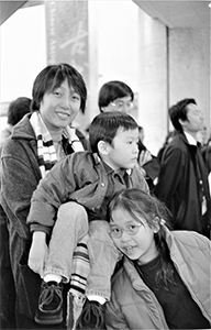 Grace Cheng, at the opening of 'The Women's Quilt project' at the Hong Kong Heritage Museum, Sha Tin, 11 January 2003