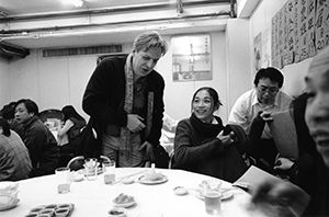 Dining at a Chiu Chow restaurant, Sheung Wan, 17 January 2003