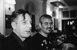 Gerard Henry and Zunzi at The Foreign Correspondents’ Club, Central, 29 May 2003