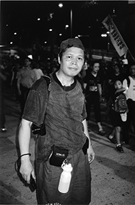 Photographer Frederick Fung on the pro-democracy march from Causeway Bay to Central, 1 July 2003