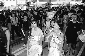 Pro-democracy march from Causeway Bay to Central, 1 July 2003