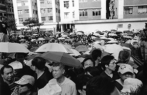 Pro-democracy march from Causeway Bay to Central, 1 July 2003