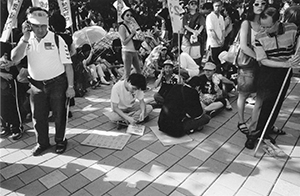 Pro-democracy march from Causeway Bay to Central, 1 July 2003