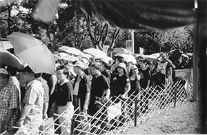 Rally in Victoria Park prior to a pro-democracy march from Causeway Bay to Central, 1 July 2003