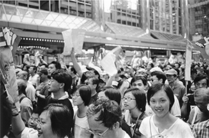 Pro-democracy march from Causeway Bay to Central, 1 July 2003