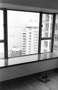 Interior of my new flat at Queen's Terrace, Sheung Wan, 15 October 2003