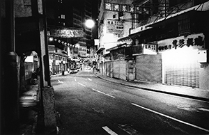 Sheung Wan after midnight, 16 November 2003
