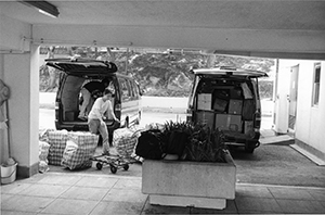 Two removal vans, Sha Wan Drive, Hong Kong Island, 29 October 2003