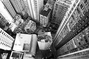 View from a high floor, Sheung Wan, 10 February 2004