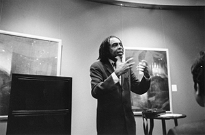 Gilberto Gil, musician and Brazilian Minister of Culture, HKU, Pokfulam, 2 March 2004