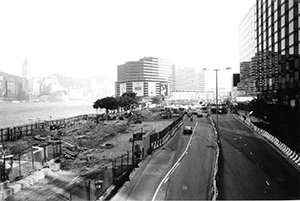 New construction on the Tsim Sha Tsui East waterfront, 16 May 2004