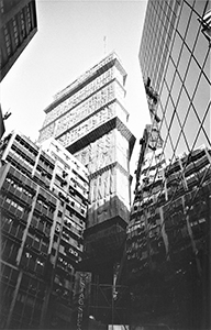 New building under construction, Tsim Sha Tsui, 16 May 2004