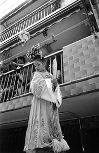 Girl in costume at the Piu Sik Parade, Cheung Chau Bun Festival, Cheung Chau, 26 May 2004