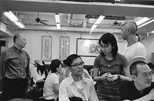 Lin Heung Tea House, Wellington Street, Hong Kong Island, 26 June 2004