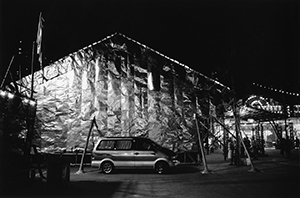 Matshed theatre for Chinese opera performance during the Hungry Ghost Festival, Sheung Wan, 4 September 2004