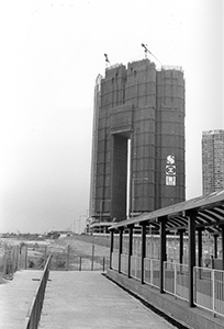 Union Square under construction, West Kowloon, 5 September 2004