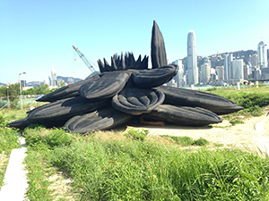 Inflatable outdoor sculpture, West Kowloon, 2 June 2013