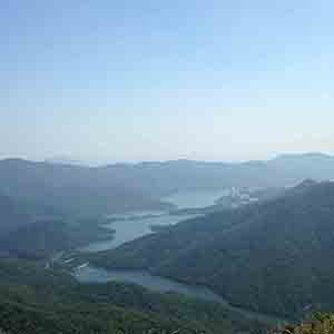 View of Tai Tam Reservoir, Hong Kong Island, 6 October 2013