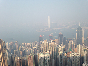 View from the Peak, 5 January 2014