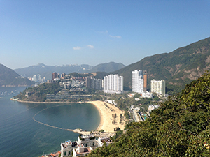 View of Repulse Bay, Hong Kong Island, 2 February 2014