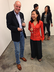 Terry Batt and Jaffa Lam an exhibition opening, White Cube gallery, Connaught Road Central, 27 March 2014