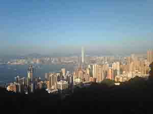 View of Hong Kong from Lung Fu Shan, 23 November 2014