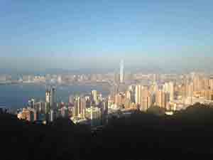 View of Hong Kong from Lung Fu Shan, 23 November 2014