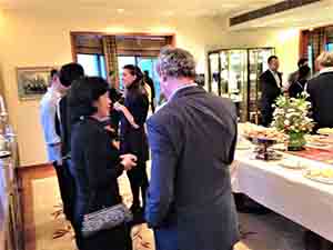 A reception for Art Basel at the residence of the United States Consul General, Barker Road, The Peak, 16 March 2015