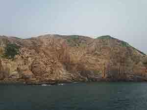 Rock features in the Hong Kong UNESCO Global Geopark, New Territories, 20 September 2015